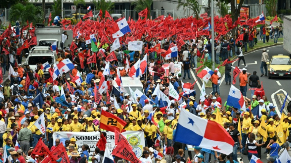 Panamá registra protesto contra prisão de sindicalistas 