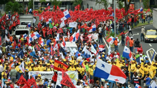 Protesta en Panam&aacute; contra la detenci&oacute;n de sindicalistas 