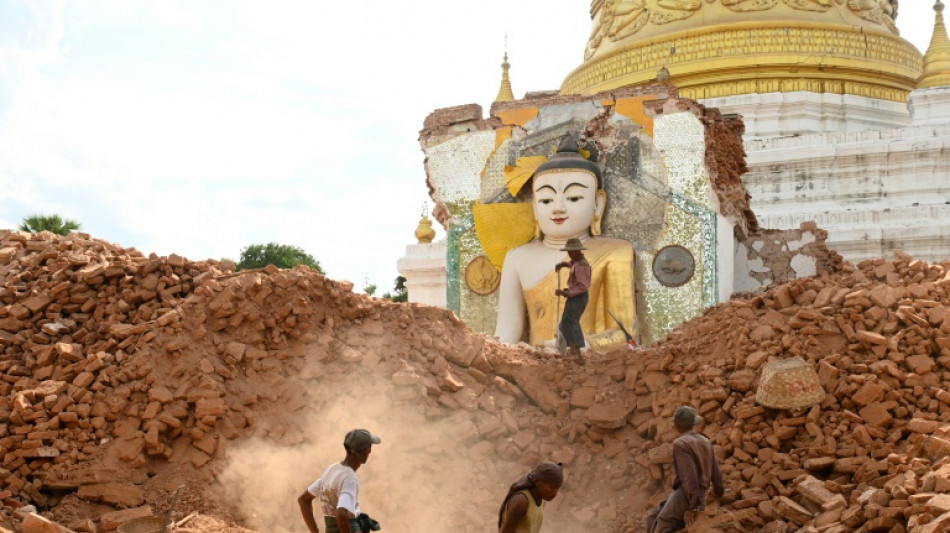 Myanmar marks new year festival mourning quake losses