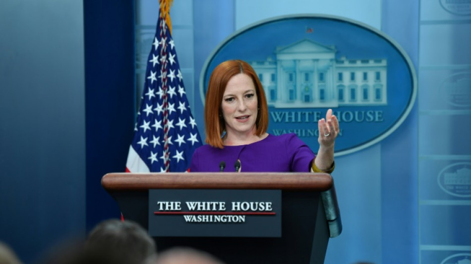 Jen Psaki, visage d'une pr&eacute;sidence Biden chahut&eacute;e, c&egrave;de sa place de porte-parole