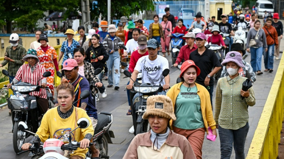 Cambodian garment workers fret Trump's new tariff threat