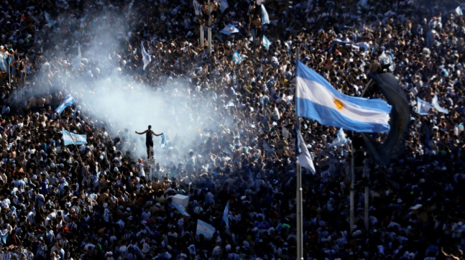 Argentina festeja en &eacute;xtasis su coronaci&oacute;n m&aacute;s sufrida