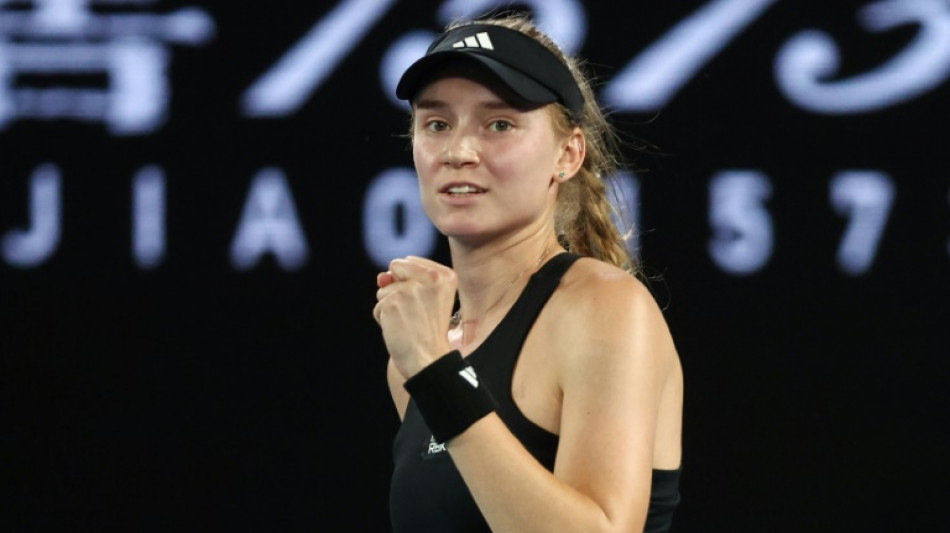 Rybakina, Khachanov first into Australian Open semi-finals