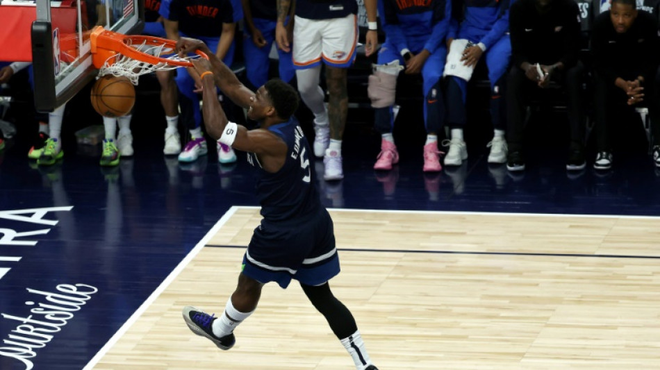 Play-offs NBA: Minnesota corrige OKC et revient &agrave; 2-1 en finale &agrave; l'Ouest