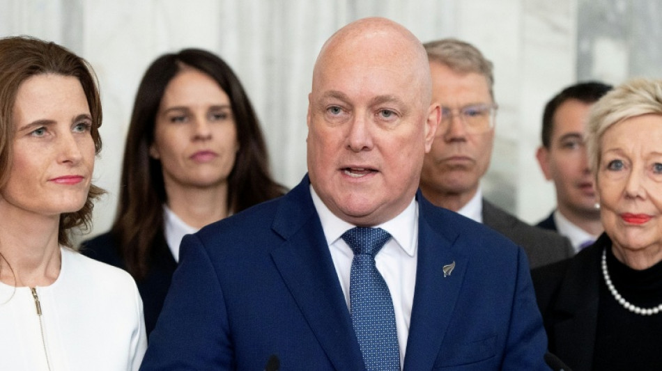 New Zealand PM Luxon survives leadership challenge months from election