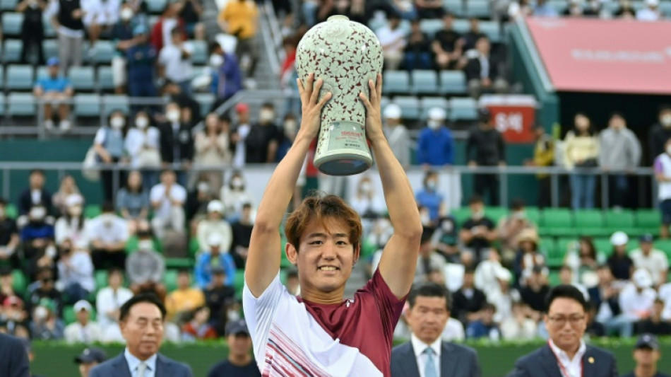 Japan's Nishioka beats Shapovalov to win Korea Open