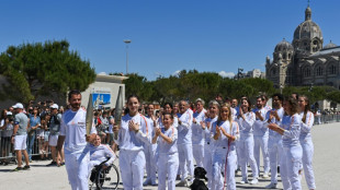 Olympic torch relay in Marseille offers 'solidarity' with Ukraine