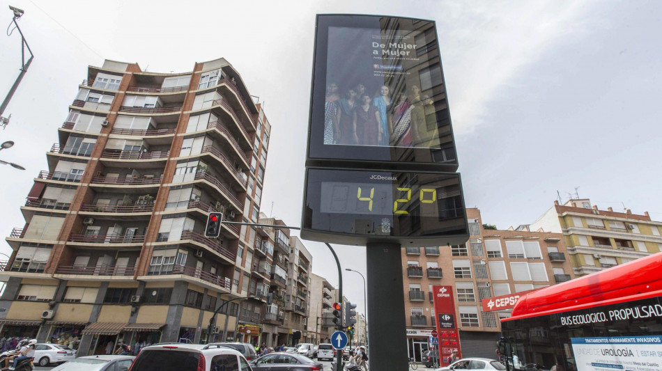 L'ondata di caldo &egrave; collegata a 212 morti in Spagna da domenica
