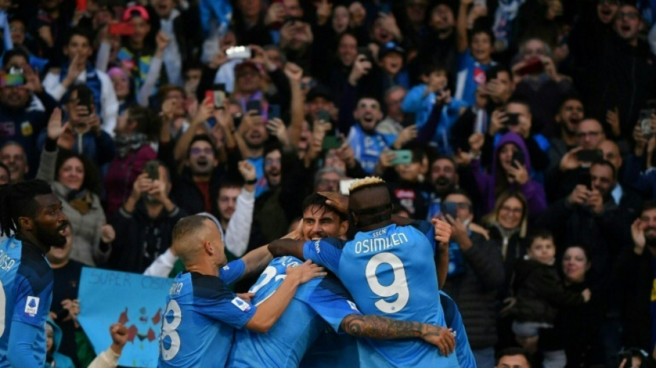 Napoli survive Udinese scare to move 11 points clear