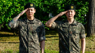 Cor&eacute;e du Sud: deux autres membres de BTS terminent leur service militaire, le groupe quasi r&eacute;uni