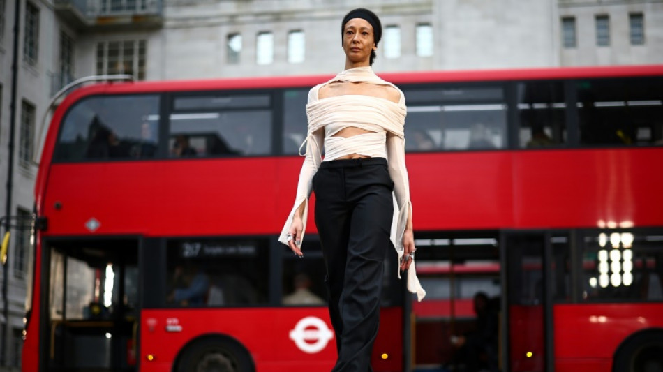 A la Fashion Week de Londres, la vie urbaine c&eacute;l&eacute;br&eacute;e