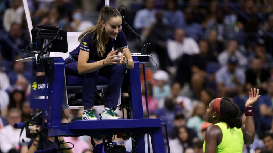 Gauff slams officiating after stormy US Open win