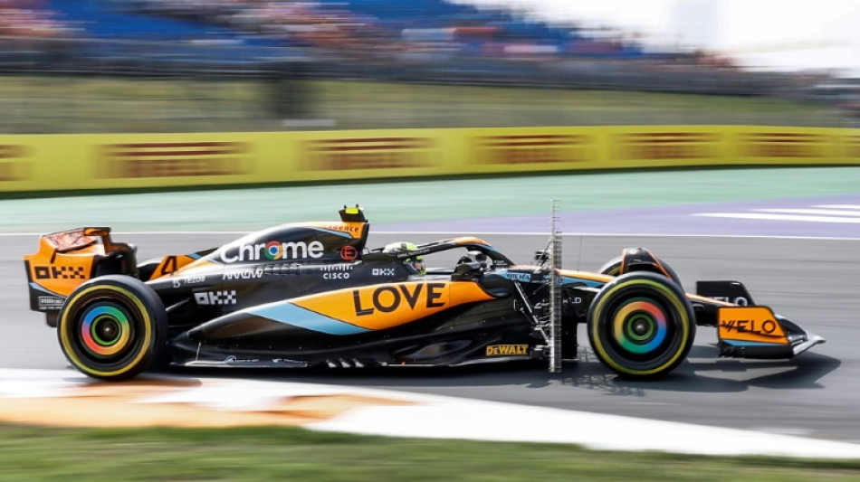 Norris upstages Verstappen as Ricciardo breaks hand in Dutch GP practice