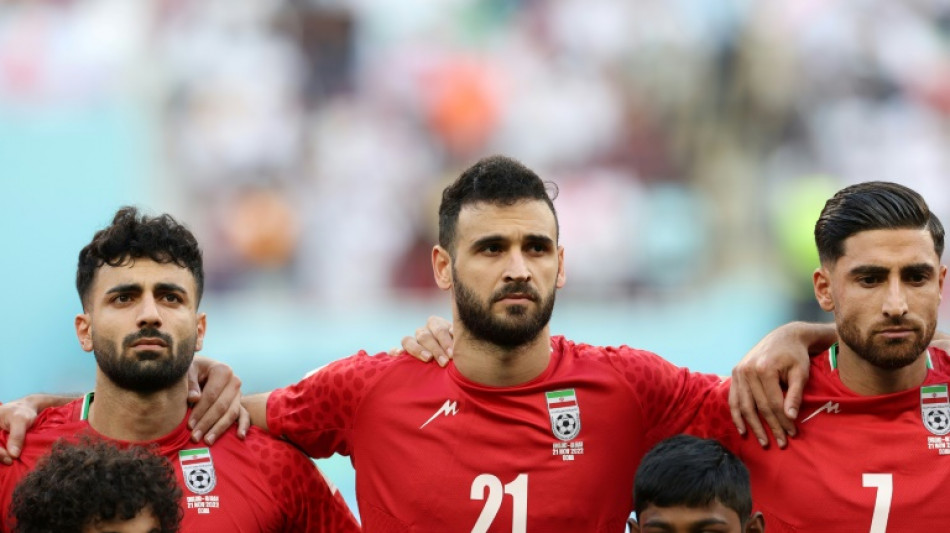 Iran team do not sing national anthem before first World Cup game