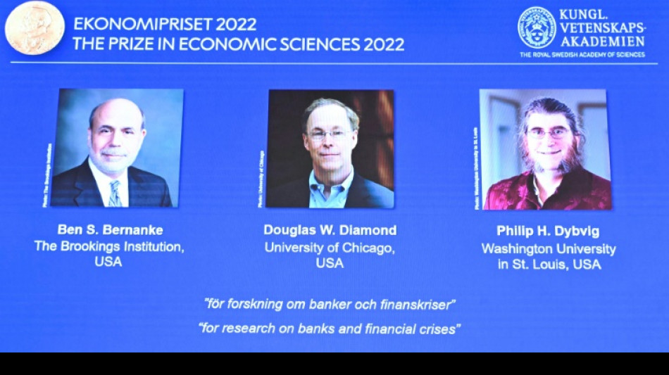 Tres expertos estadounidenses en banca, incluyendo el exjefe de la Fed Ben Bernanke, ganan el Nobel de Econom&iacute;a