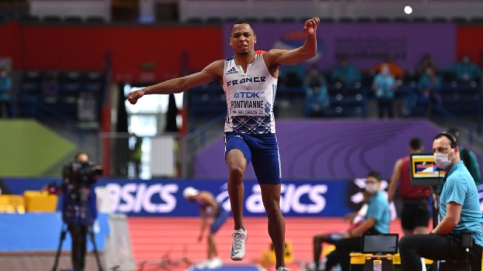 Mondiaux en salle d'athl&eacute;tisme: grosse d&eacute;ception pour Pontvianne, 7e du triple saut 