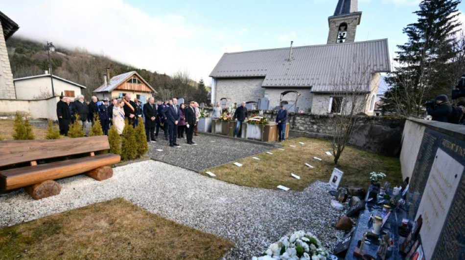 Crash de la Germanwings: dix ans apr&egrave;s, c&eacute;r&eacute;monie de recueillement dans les Alpes fran&ccedil;aises