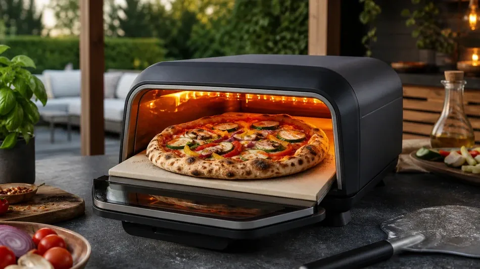 Firebloom EP01 Delivers Fast Stone-Baked Pizza Indoors and Outdoors