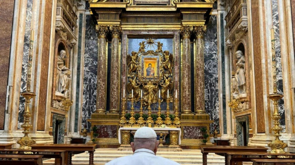 Papa Francisco visita a Basílica de Santa Maria Maior