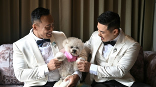 Gay Chinese couple fulfil wedding dream in 'freer' Thailand