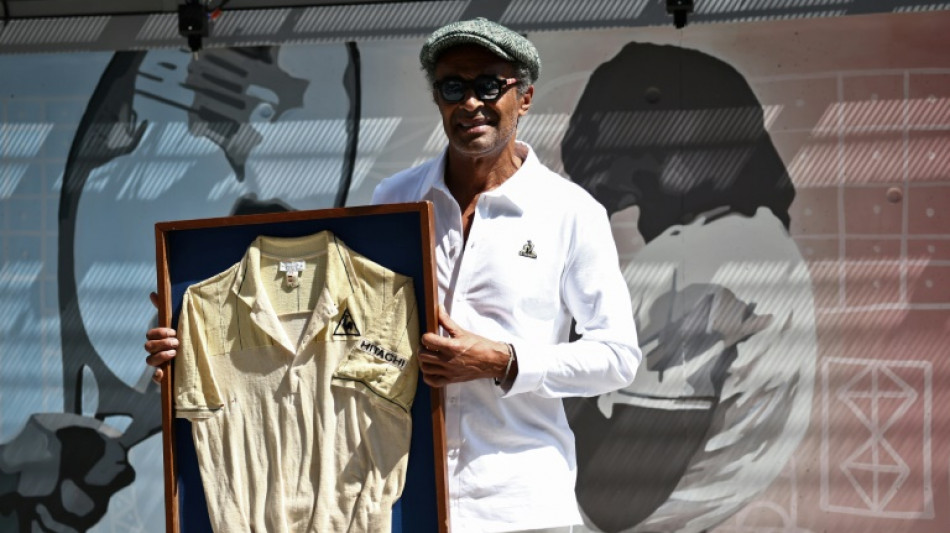 Une fresque immortalise enfin Yannick Noah &agrave; Roland-Garros