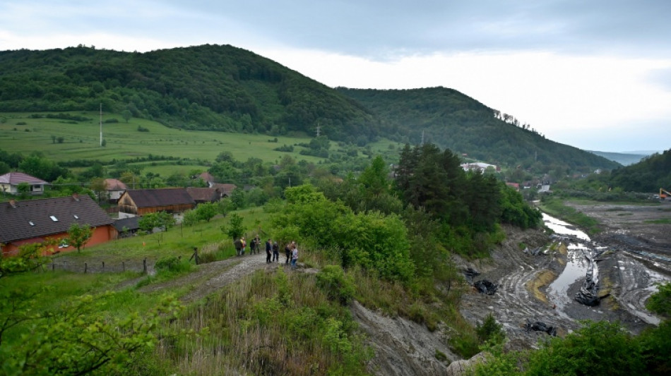 Severe floods threaten historic Romanian salt mine