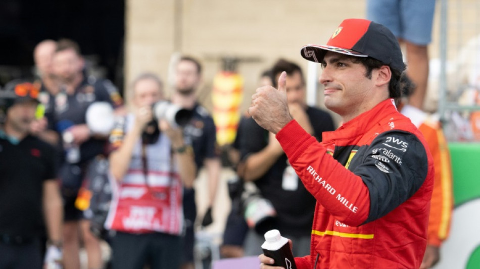 F1: La pole &agrave; Sainz Jr et Ferrari &agrave; Austin, sombre journ&eacute;e pour Red Bull