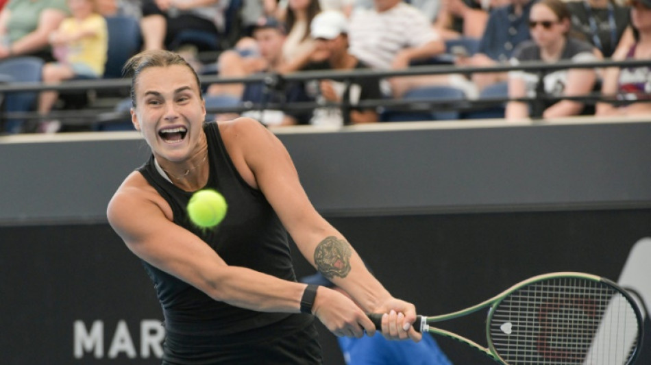 Fired-up Sabalenka races into Adelaide final 