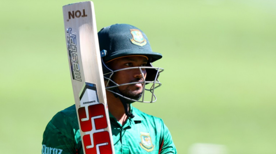Shanto cracks maiden T20 50 as Bangladesh make 150-7 against Zimbabwe