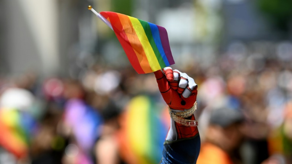 Regenbogen-Zebrastreifen in Wiesbaden erneut mit schwarzer Farbe bespr&uuml;ht