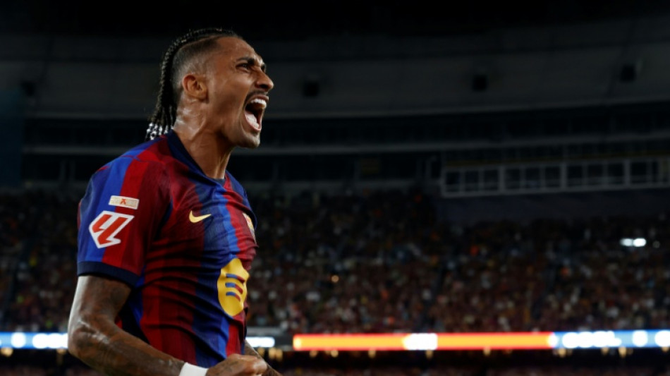 Raphinha e Yamal comandam goleada do l&iacute;der Bar&ccedil;a sobre Rayo Vallecano