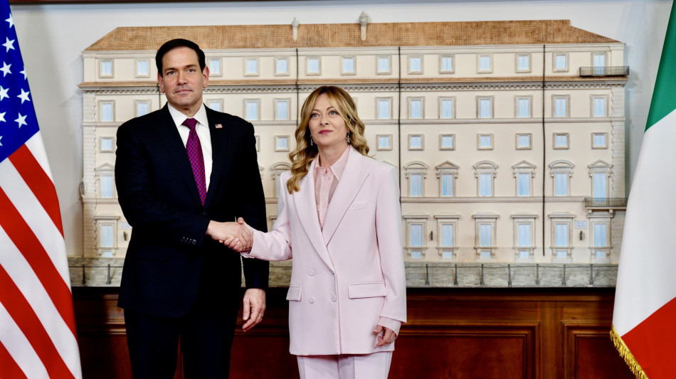 Rubio a Meloni, impegno Usa per stretta collaborazione su priorit&agrave; condivise