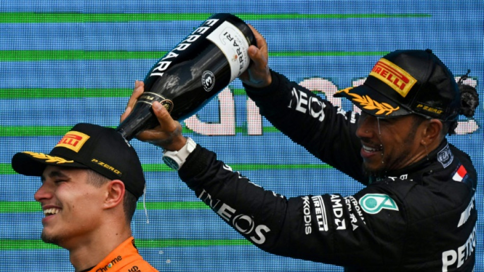 Hamilton praises Norris, McLaren and record home crowd