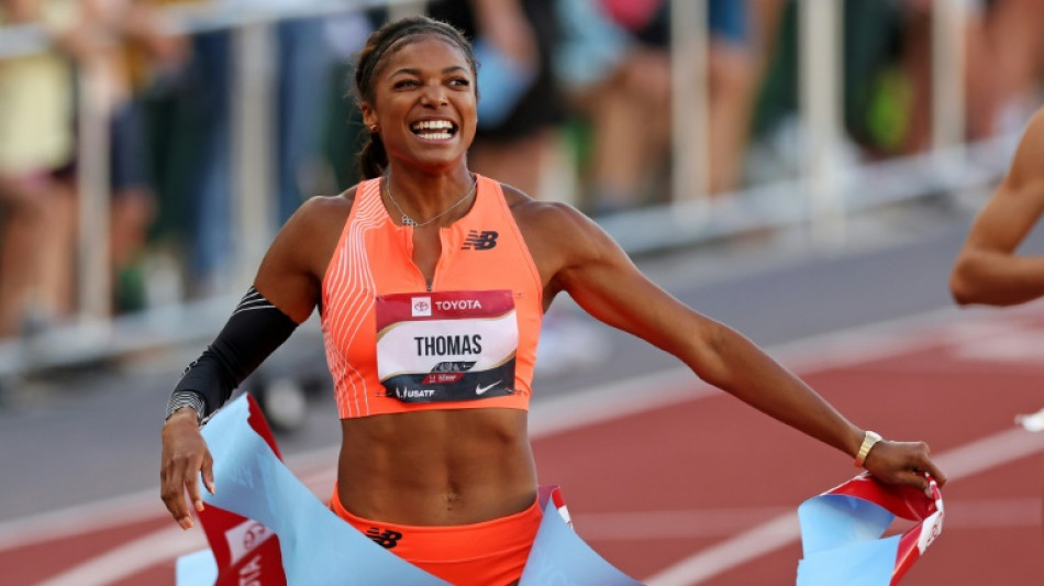 Thomas posts world-leading 21.60 to claim US women's 200m title
