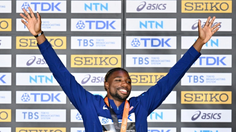 Noah Lyles takes tentative steps into Usain Bolt's big shoes