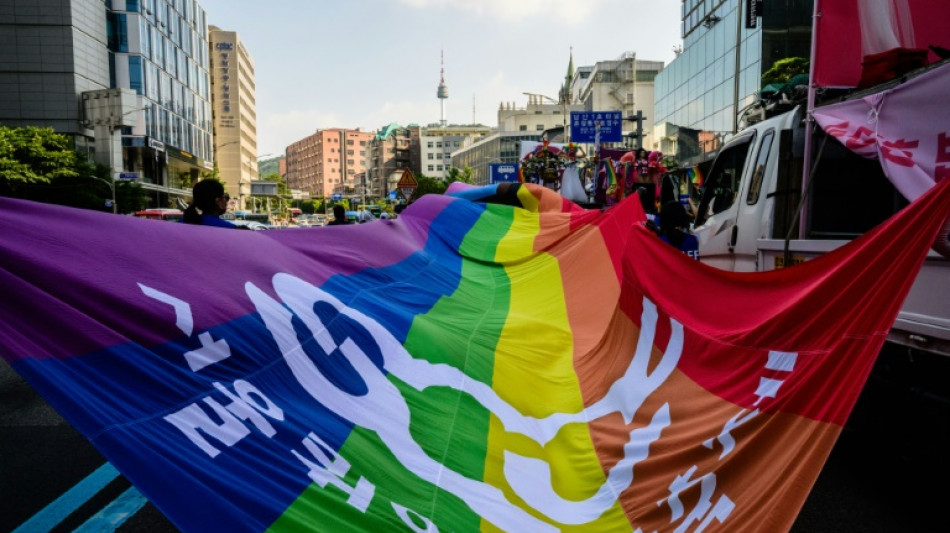 Marche des fiert&eacute;s &agrave; S&eacute;oul, malgr&eacute; les obstacles