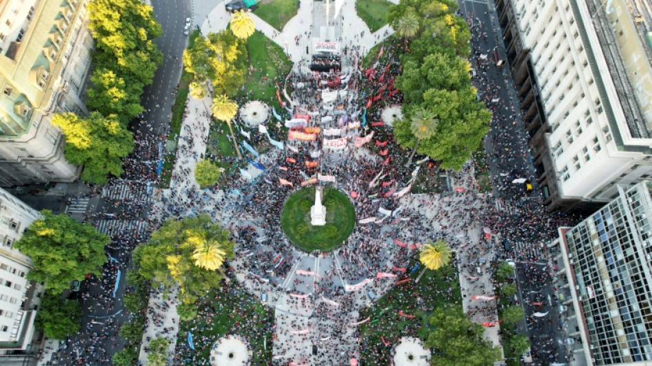 Tausende protestieren in Argentinien gegen R&uuml;ckzahlungsabkommen mit dem IWF
