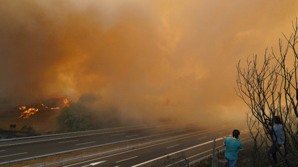Espa&ntilde;a consumida por los incendios en el noroeste y el oeste