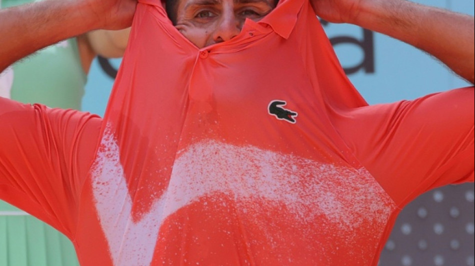 Tennis: "C'était peut-être mon dernier match à Madrid", admet Djokovic