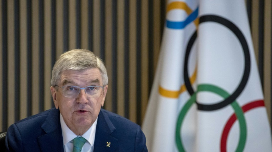 "Nous partageons la souffrance" des athl&egrave;tes ukrainiens, assure le pr&eacute;sident du CIO Thomas Bach