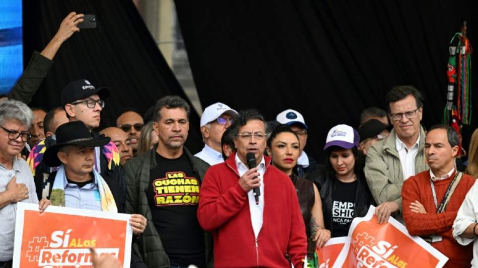 Colombie: Petro appelle la rue au soutien de ses r&eacute;formes sur le travail et la sant&eacute;