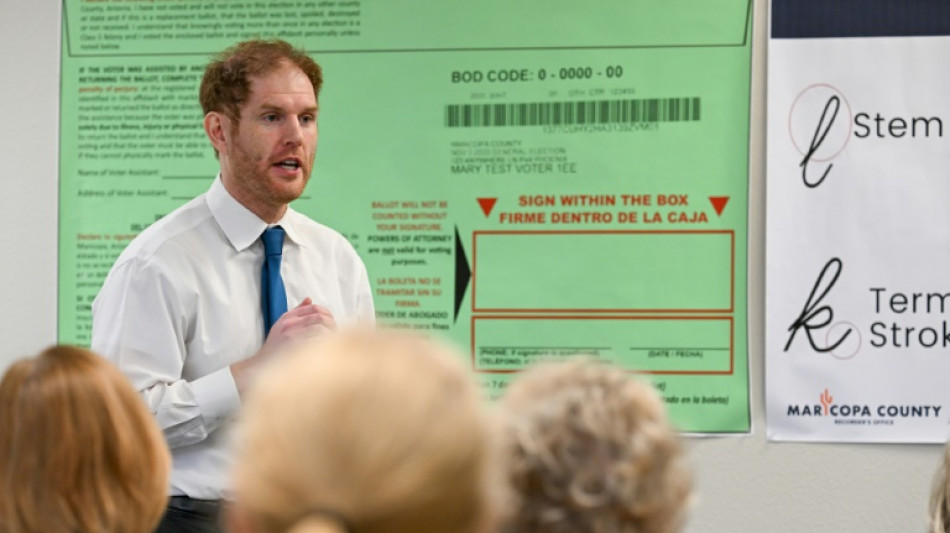 "Je n'aime pas les tyrans": en Arizona, un responsable &eacute;lectoral face au mensonge