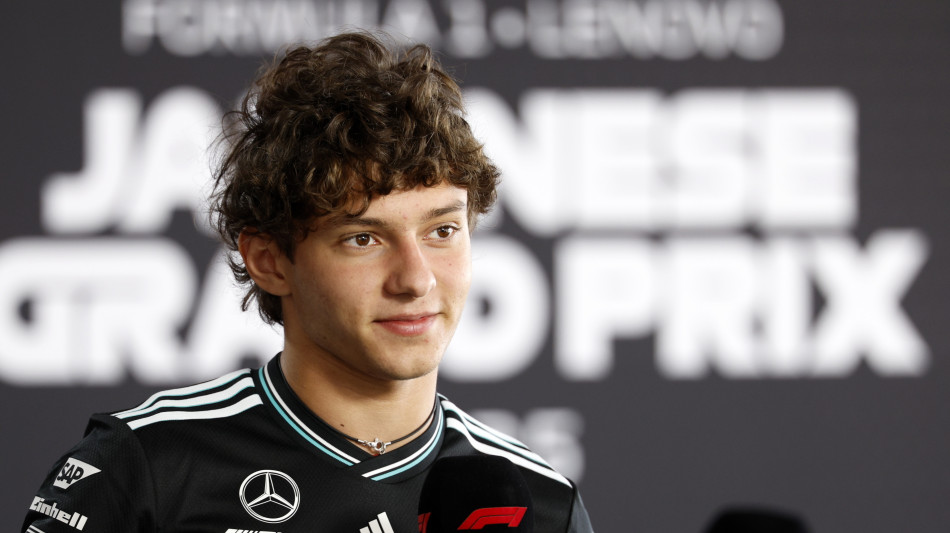Antonelli per un po' leader in Giappone, il pi&ugrave; giovane