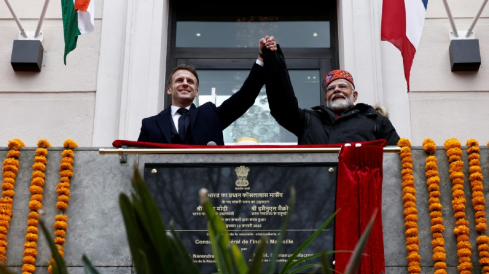 Macron et Modi affichent leur partenariat &agrave; Marseille