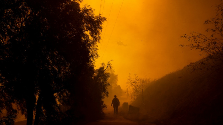 Un incendie se propage rapidement pr&egrave;s de Los Angeles