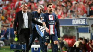 PSG's Messi out of Benfica Champions League match