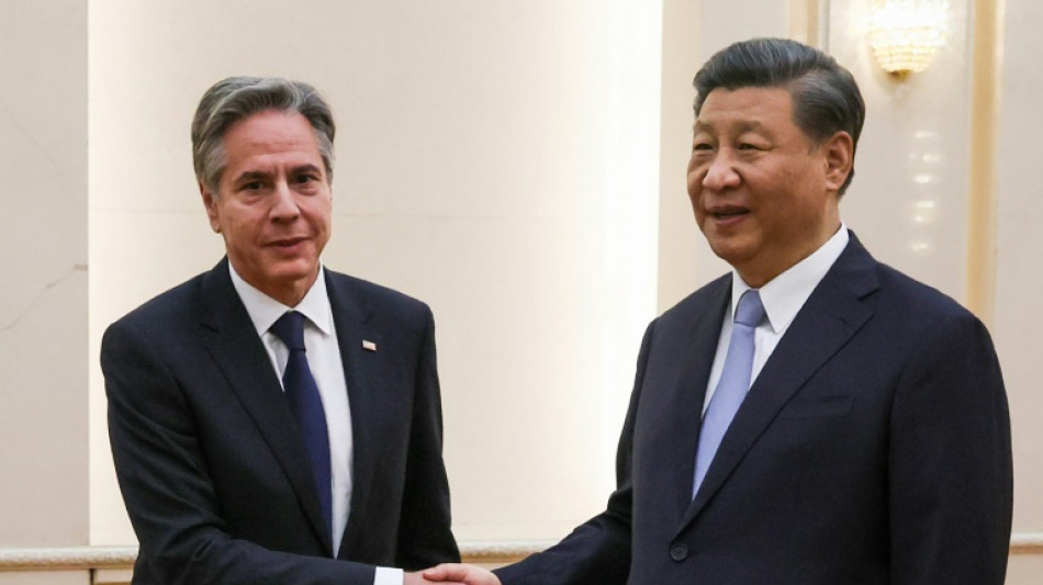 Visite de Blinken: Xi Jinping salue des "progr&egrave;s" avec les Etats-Unis