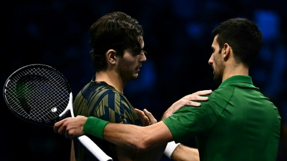 Djokovic downs Fritz in ATP Finals semi
