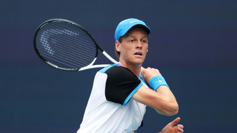 ATP: Sinner premier qualifi&eacute; pour les demi-finales du Masters 1000 de Miami