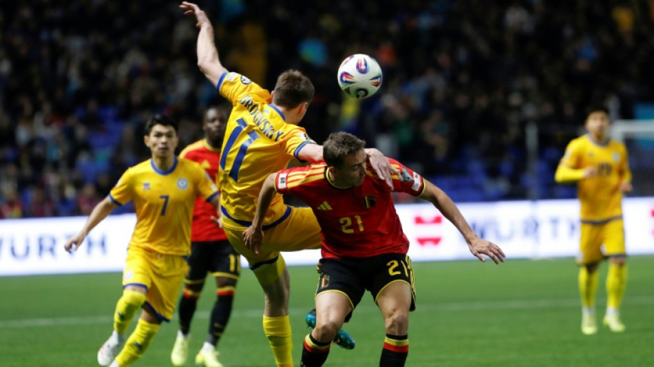 Bélgica empata com Cazaquistão (1-1) e segue sem selar vaga na Copa do Mundo